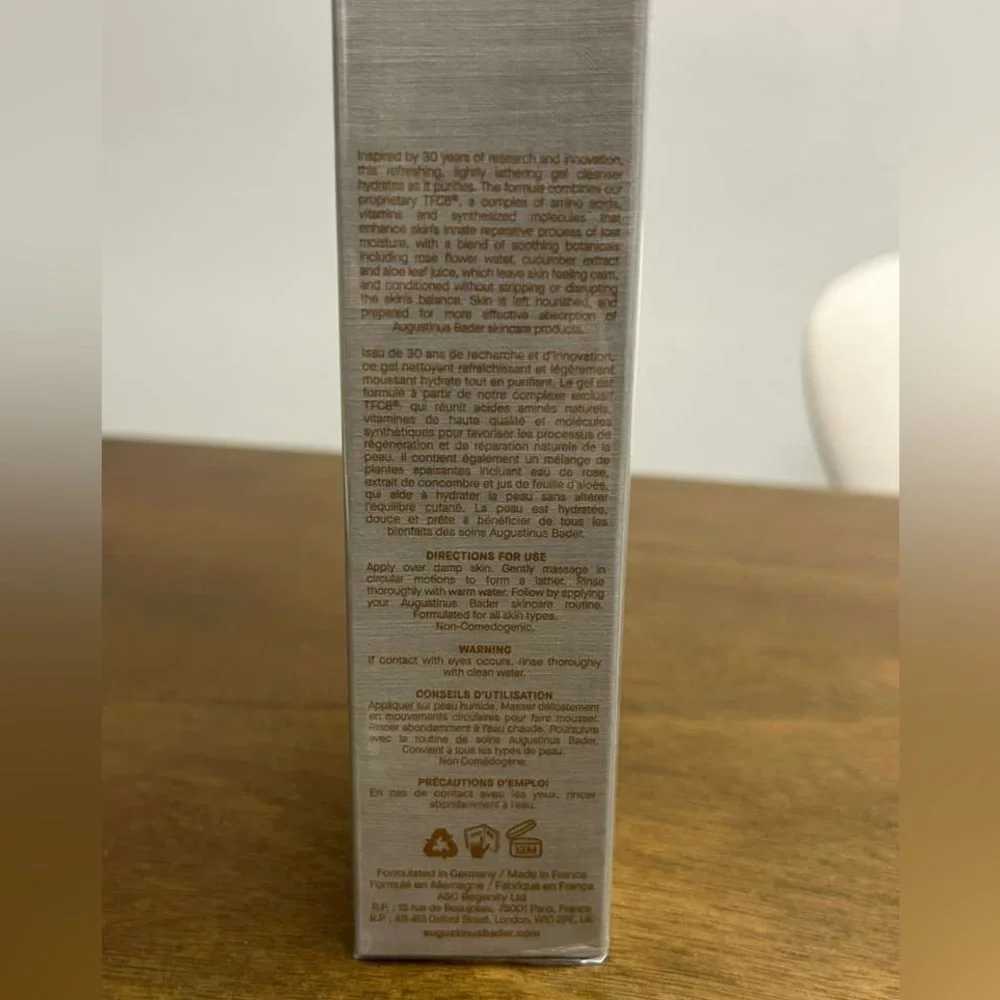 AB Augustinus‎ Bader The Cream Cleansing Gel W/ TFC8 3.38 oz/100ml (0437)